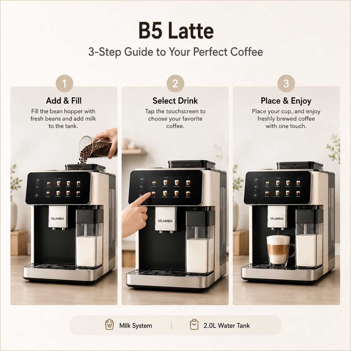 VELMORA B5 Latte