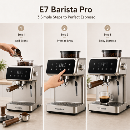 VELMORA E7 Barista Pro