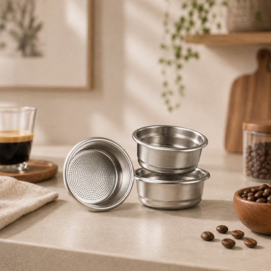 VELMORA Precision‑Flow Espresso Filter Basket